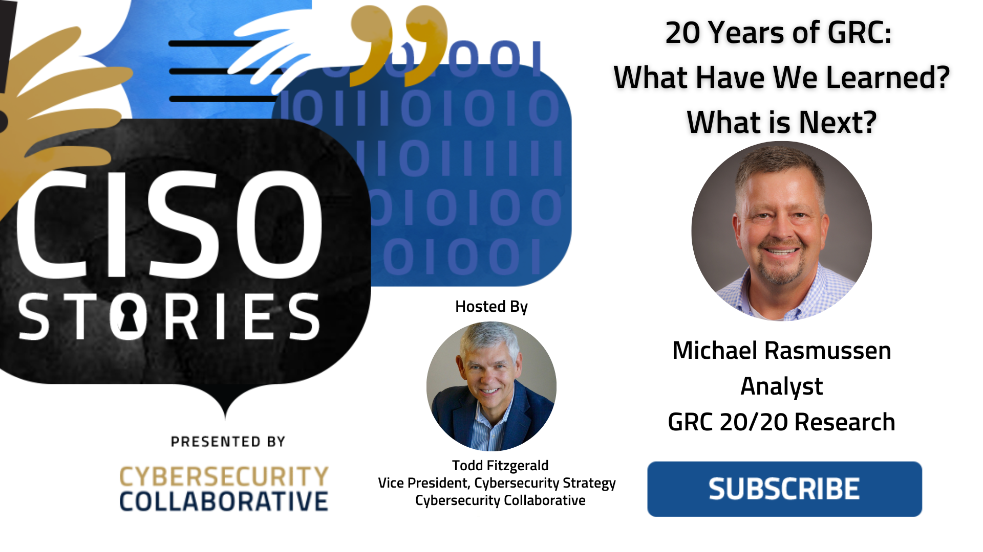 Michael Rasmussen Berkeley 20 Years of GRC: What Have we Learned? What is Next? – Michael ...